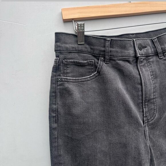 Express Slim High Rise Women’s Washed Black jeans size 10R - Picture 5 of 7